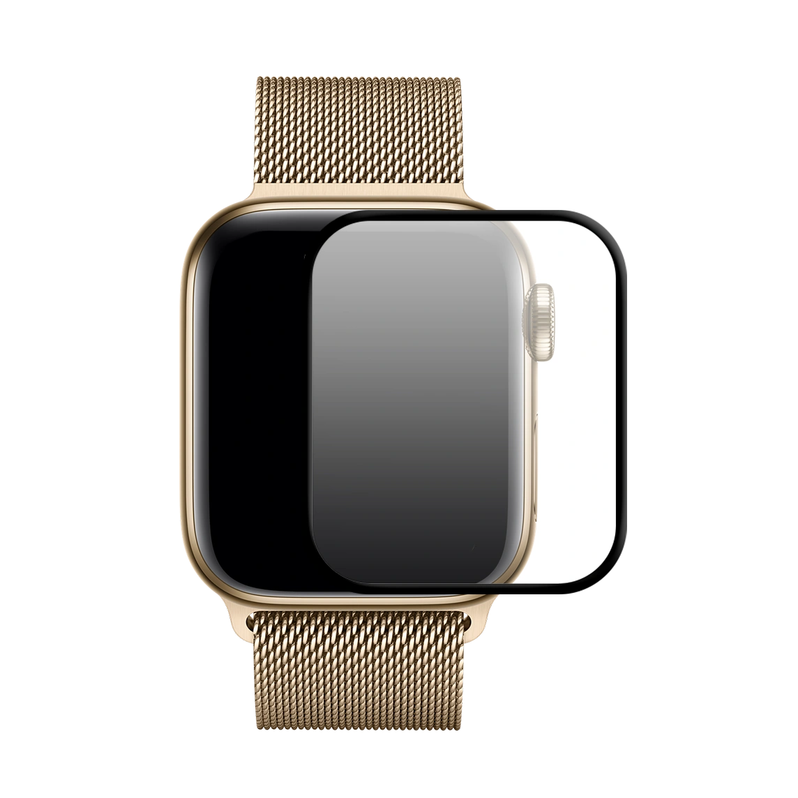 Apple Watch Series 8 Gold Stainless Steel Case with Milanese Loop