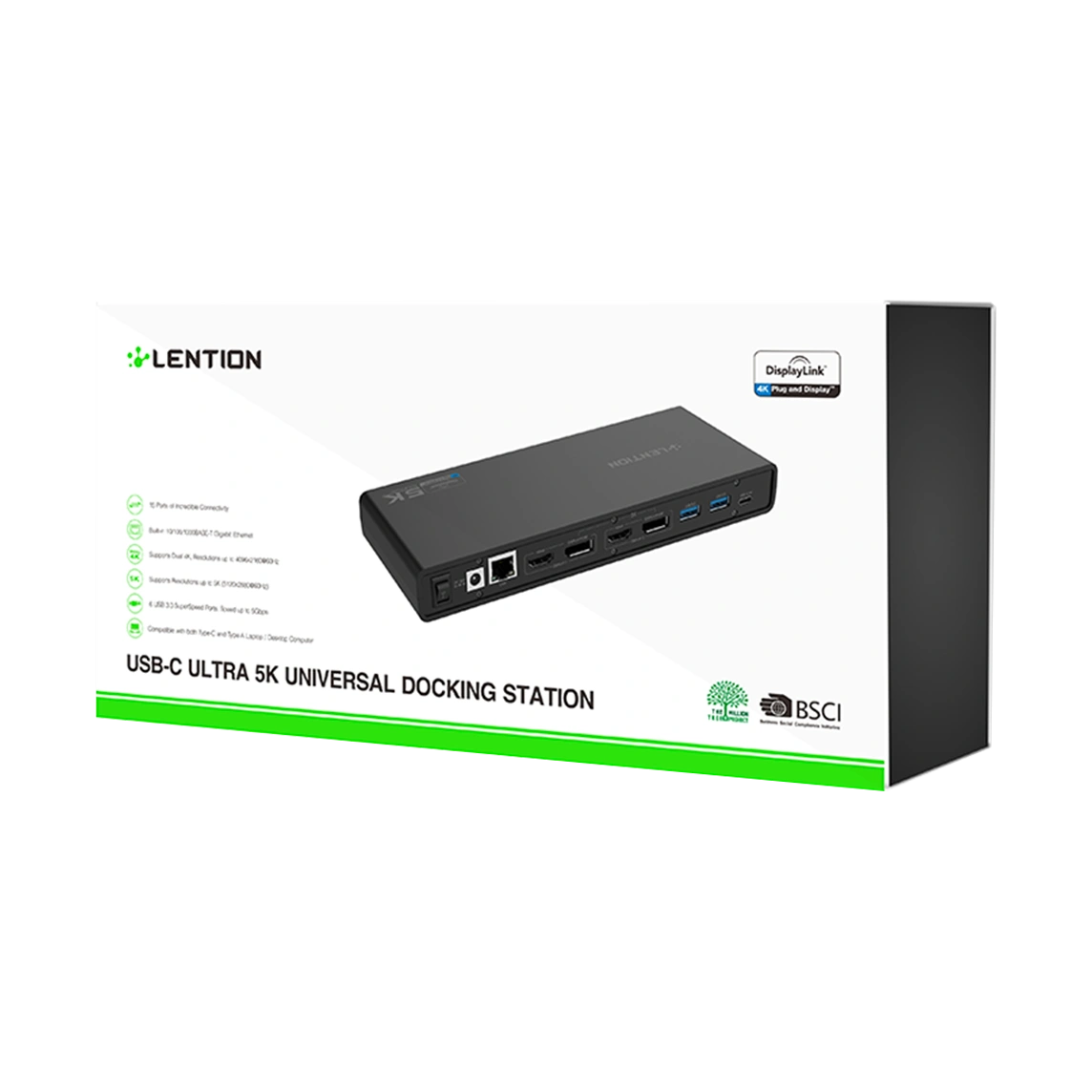 Lention USB-C Ultra 5K Universal Docking Station D920-1