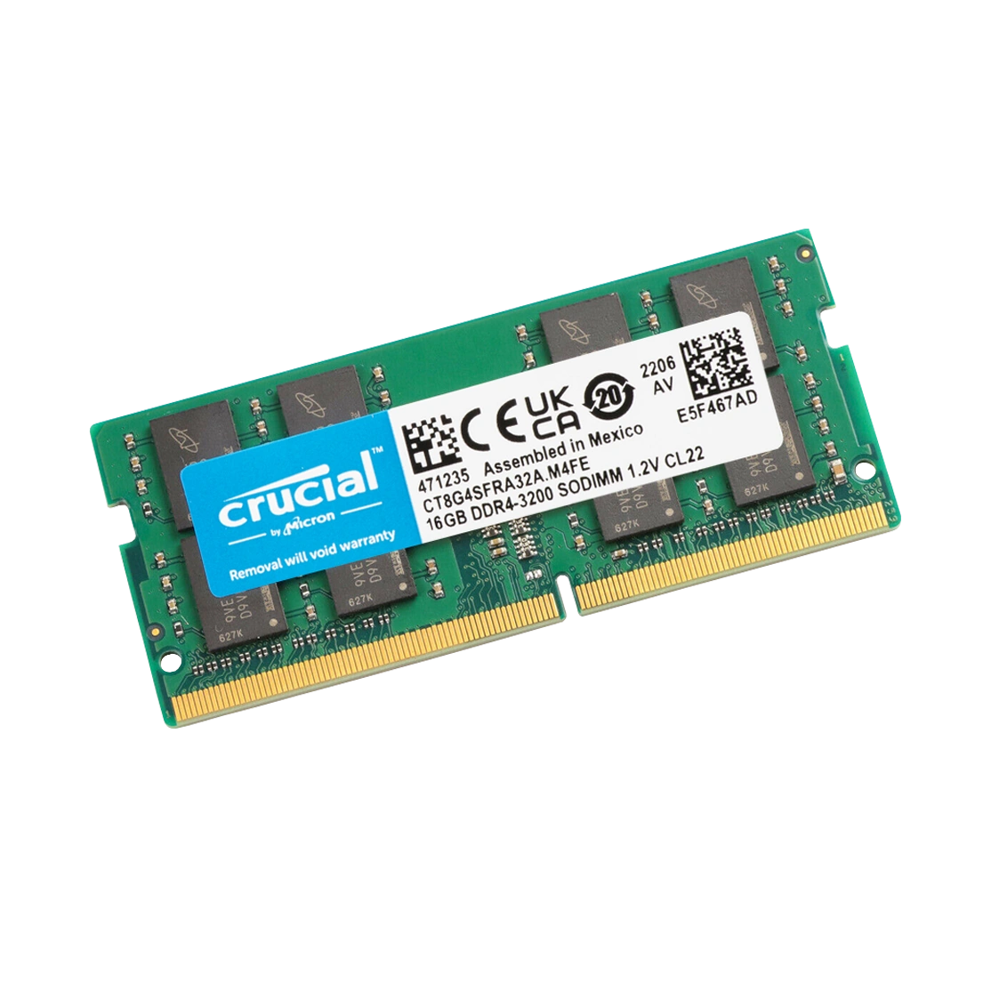رم کروشیال DDR4 3200 MHz  16GB مدل CL22