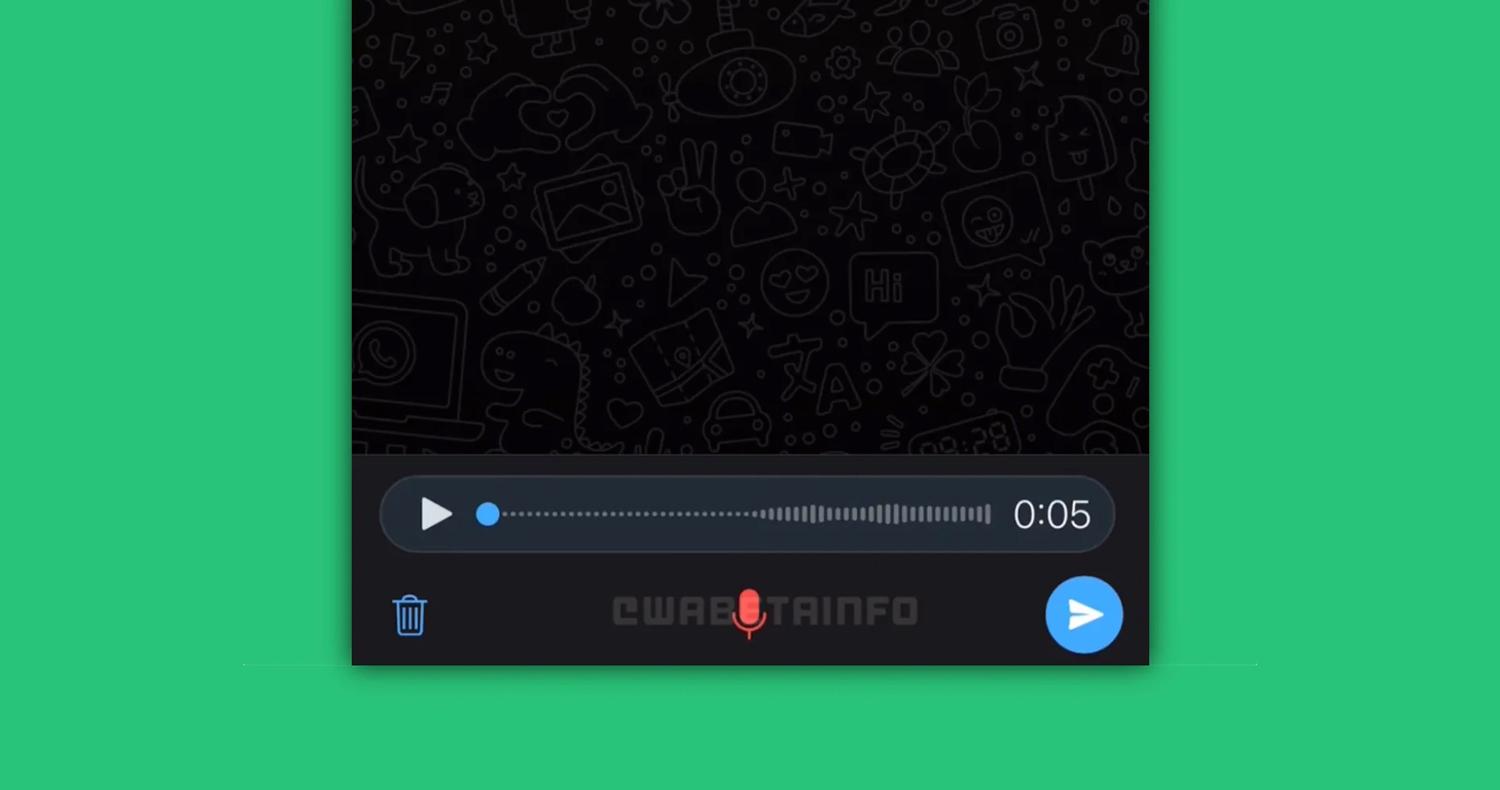امکان توقف ویس به واتساپ آی او اس میآید
