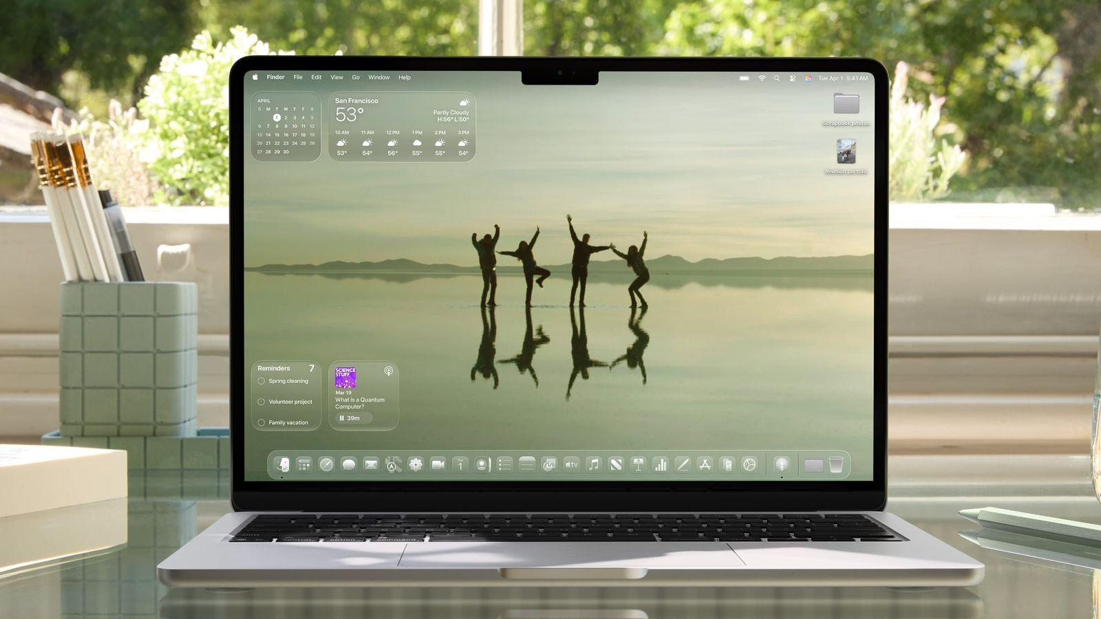 macOS 26 با نام macOS Tahoe؛ طراحی ظاهری شیشه ای و جذاب