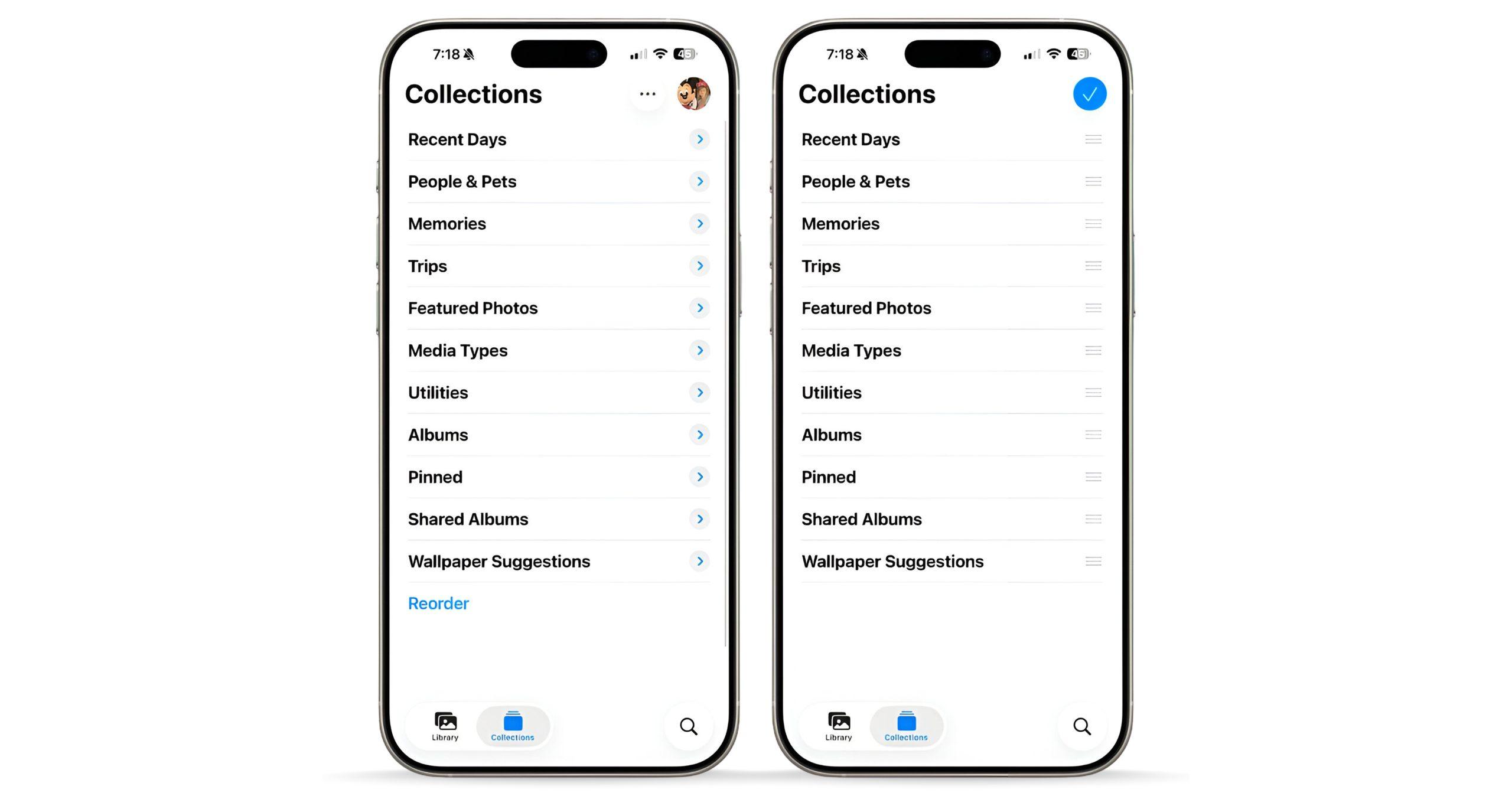 شخصیسازی پیشرفته در Collections