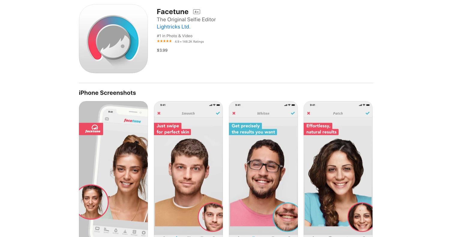 معرفی نرم افزار قدرتمند رتوش عکس Facetune