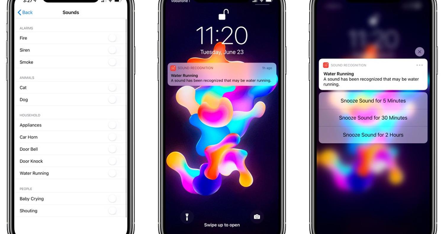 تشخیص صدای iOS 14 هوشمند