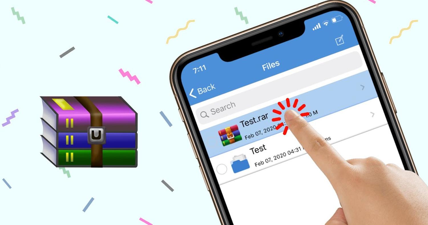 نحوه باز کردن و استخراج فایلهای RAR در آیفون و آیپد