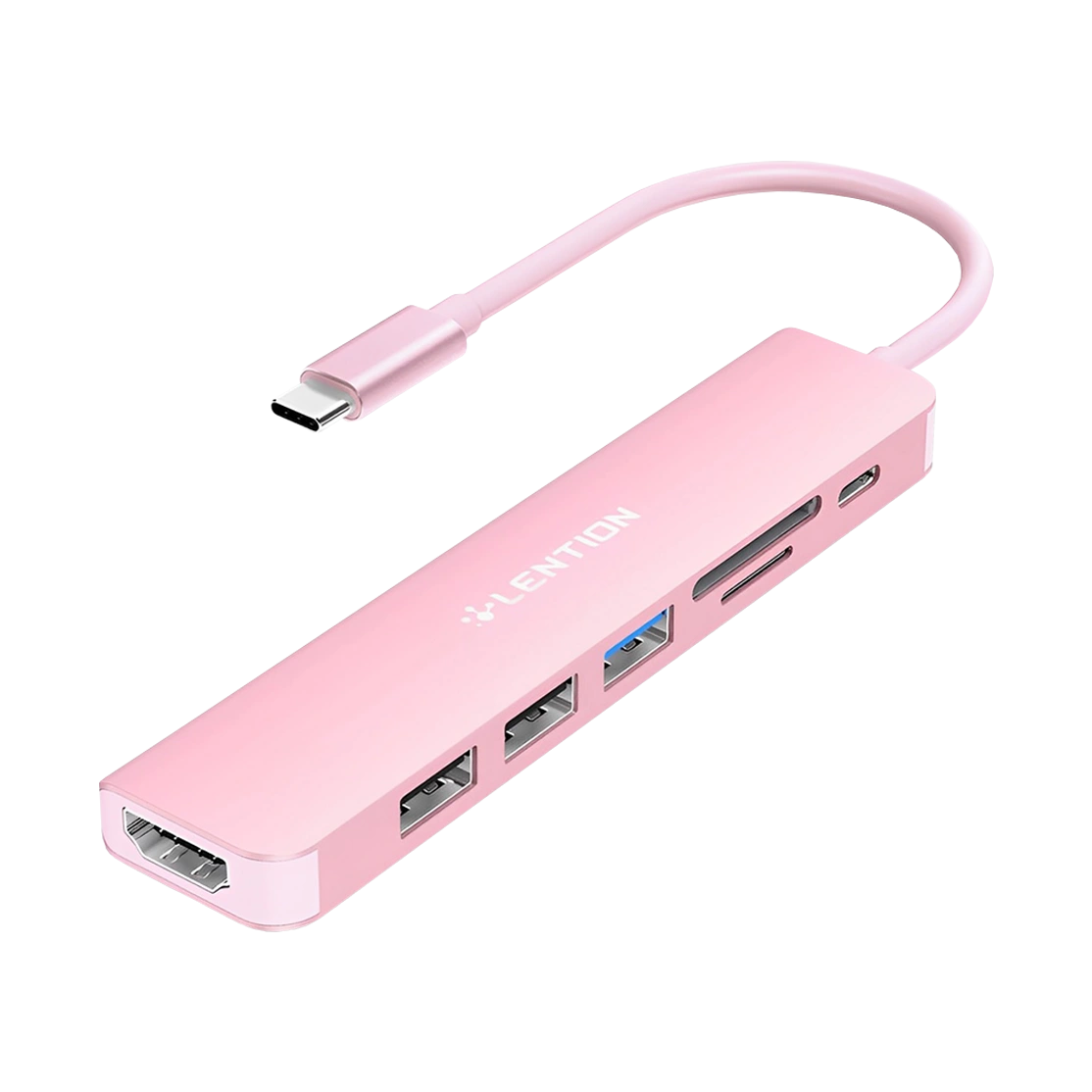Lention USB-C Hub 7 in1 Stable Driver CE18
