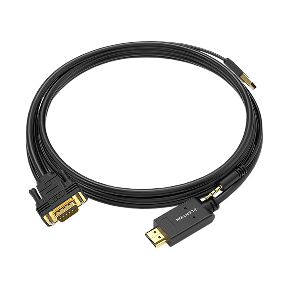 کابل تبدیل VGA به HDMI لنشن مدل CB-VC-VPaH-P1 با طول 2 متر