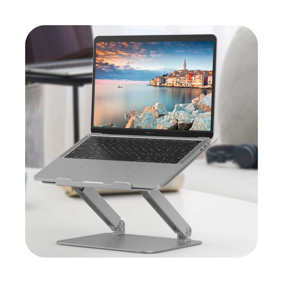 Lention Adjustable Height Laptop Stand Desk Riser Stand L5-1