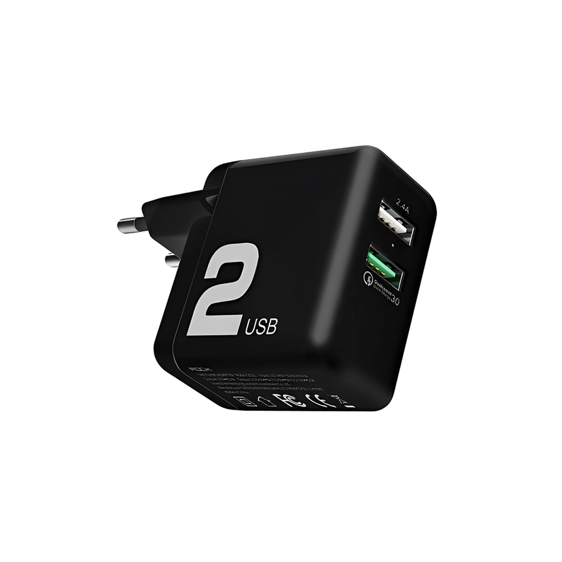 Rock Dual Port QC3.0 Travel Charger T13-1