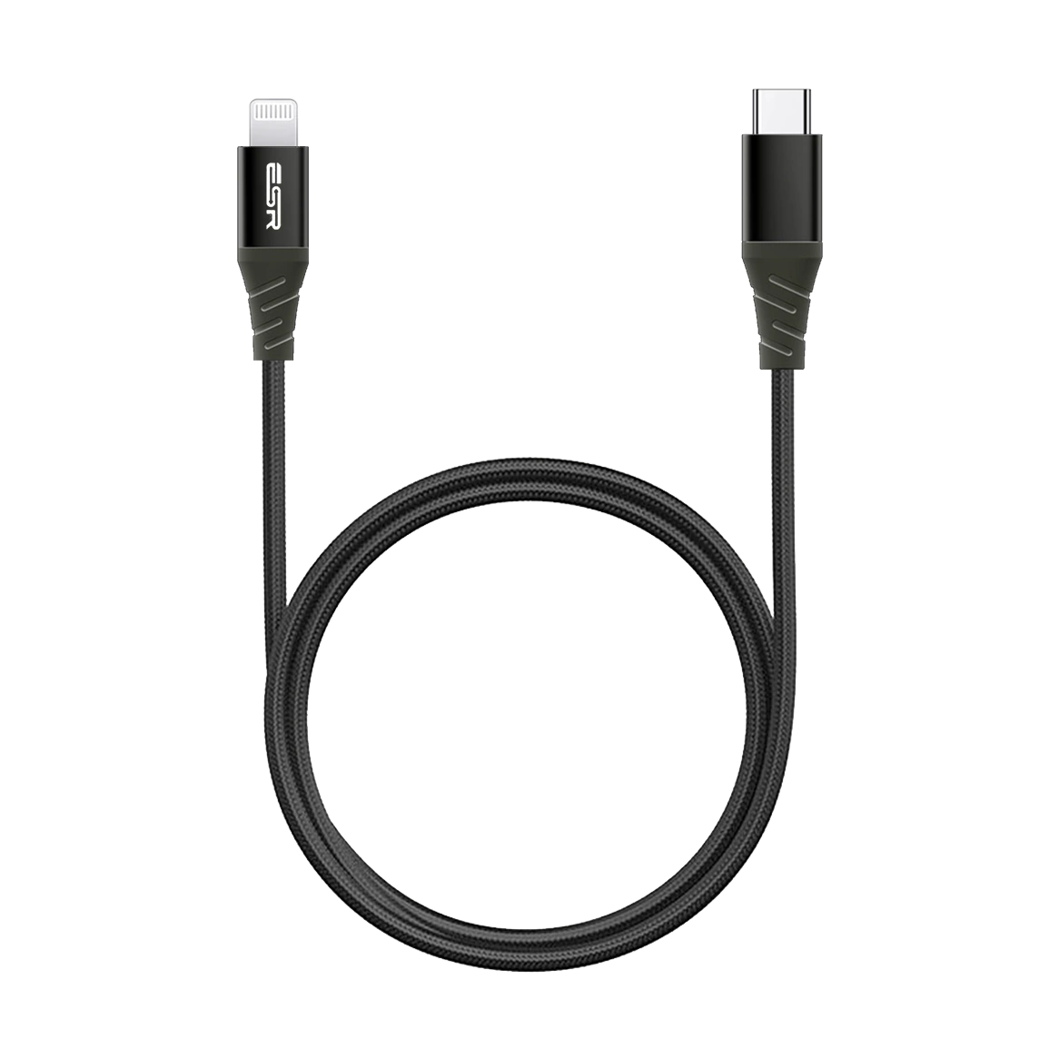 ESR MFi USB Type-C to Lightning Durable Double Braided Nylon Cable