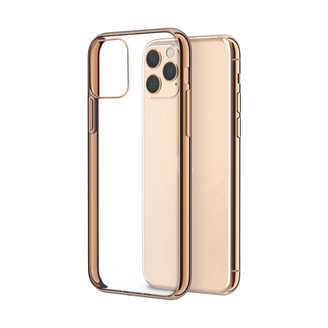 KSTDESIGN Clear Gold Case For iPhone 11 Pro