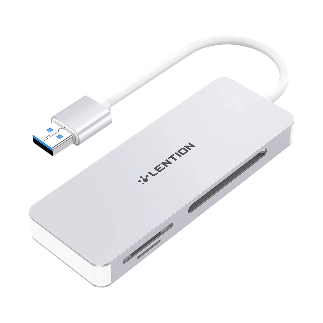 Lention USB Card Reader CF SD Micro-SD H12