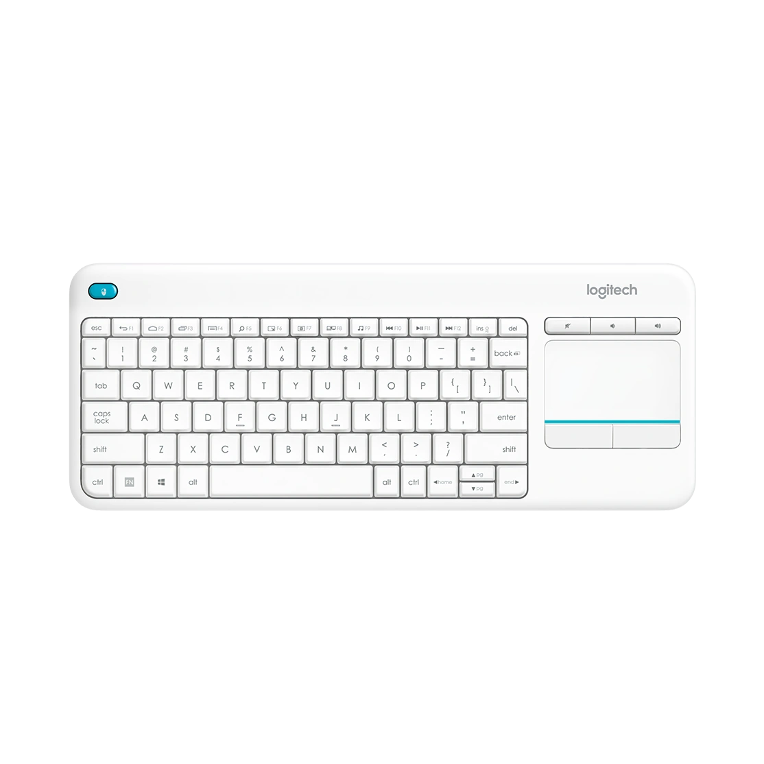 Logitech Keyboard Wireless Plus Touch Pad K400