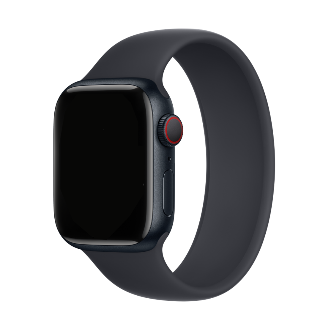 Apple Silicone Solo Loop Apple Watch Band Midnight