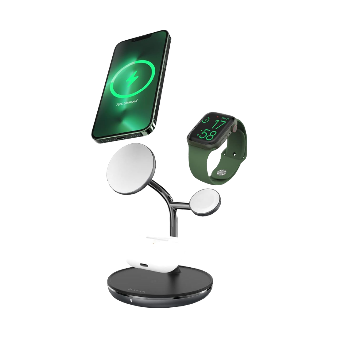 Adam-elements Magnetic 3-in-1 Wireless Charging Station Omnia M3 Plus