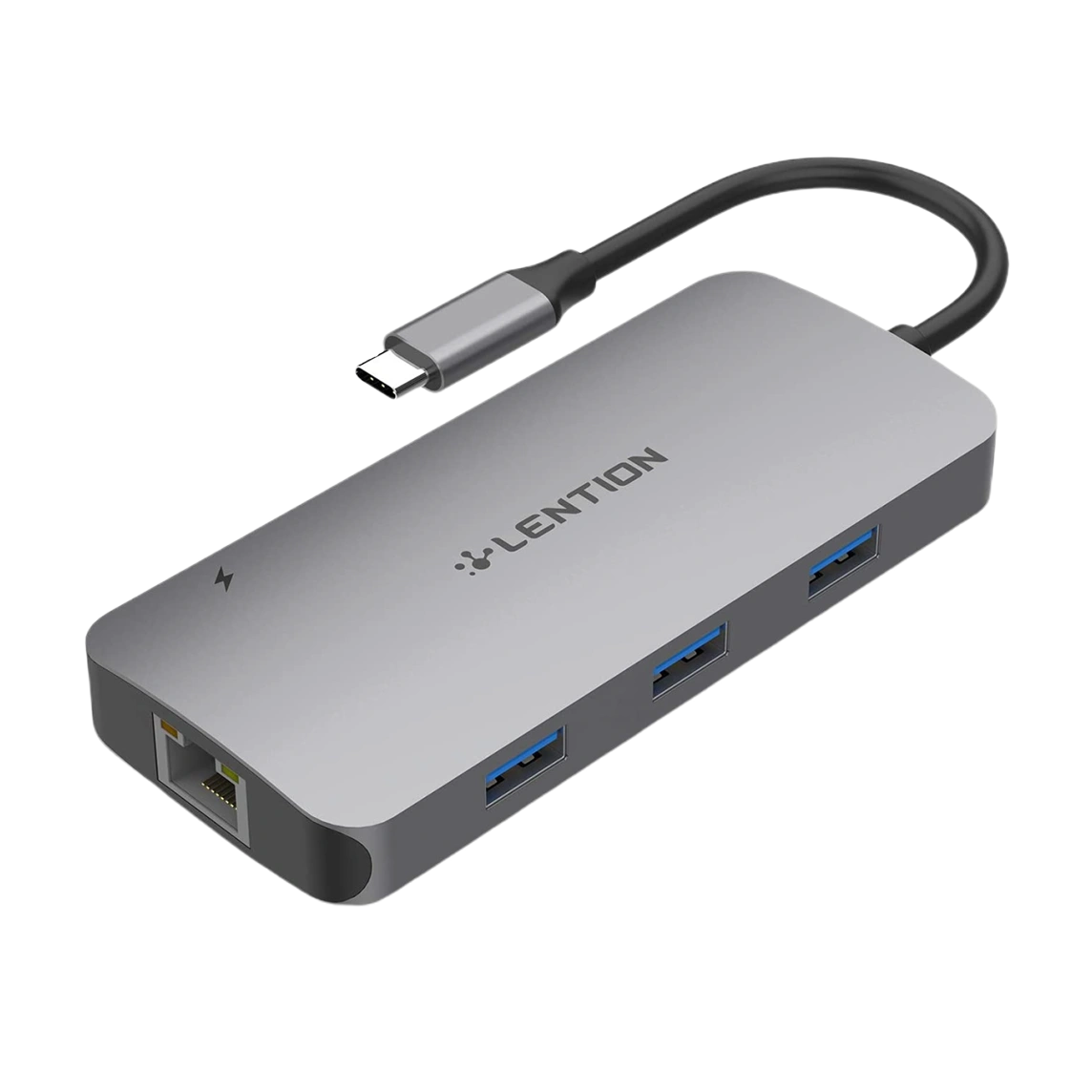 Lention USB-C to USB-C, LAN, USB, HDMI, SD and MicroSD CE57