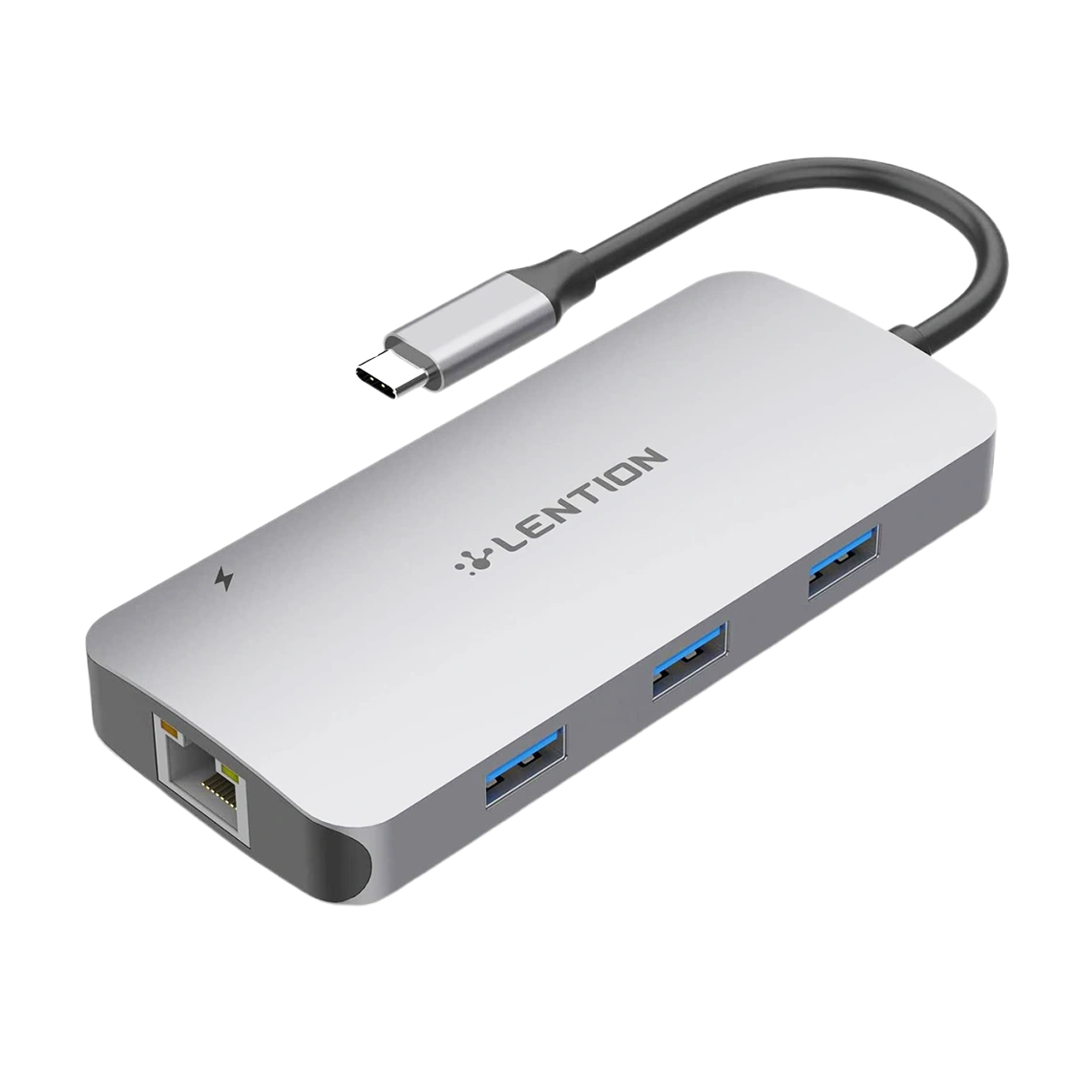 Lention USB-C to USB-C, LAN, USB, HDMI, SD and MicroSD CE57