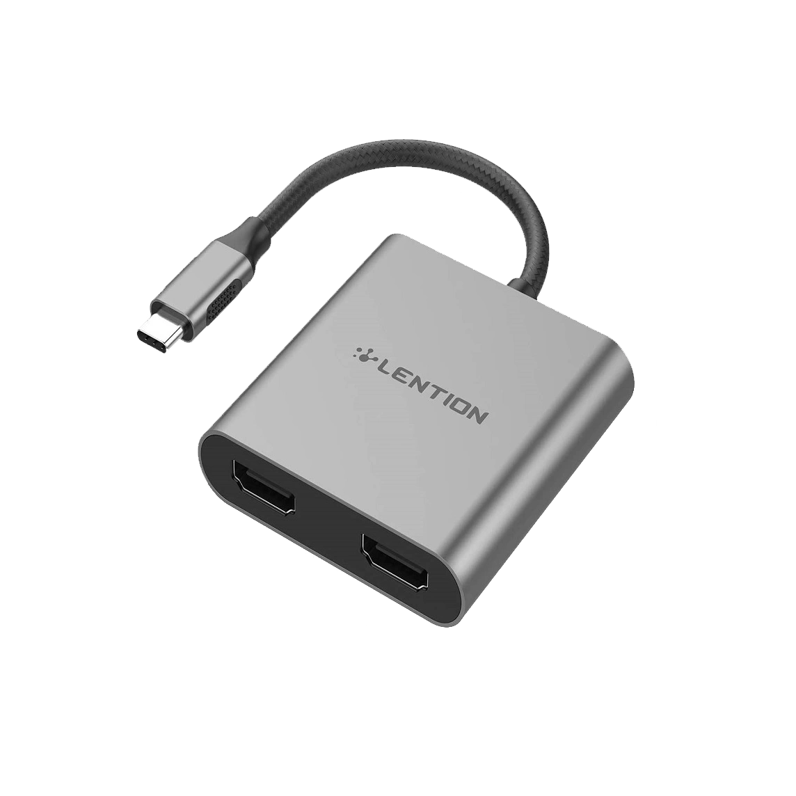 تبدیل USB-C به دو HDMI لنشن مدل C53Elite