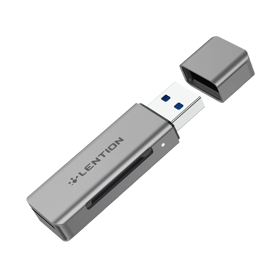 Lention USB to SD and Micro SD Card Reader H7