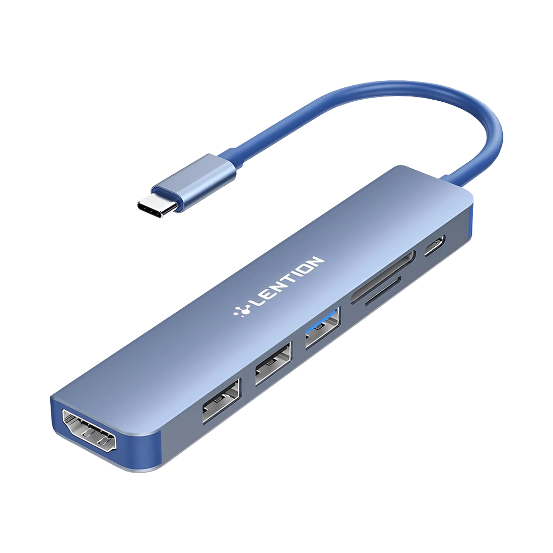 Lention USB-C Hub 7 in1 Stable Driver CE18