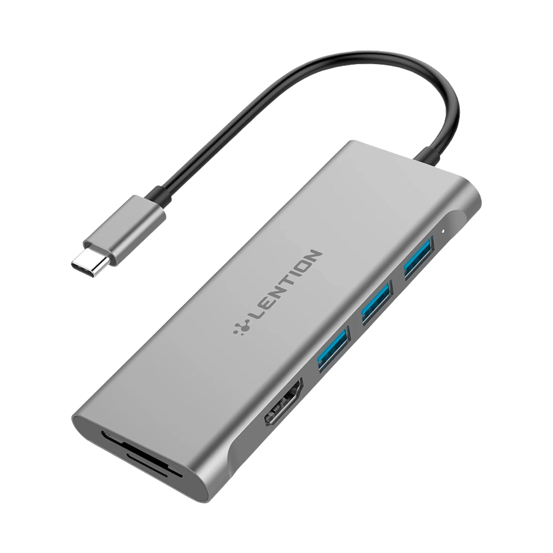 هاب شش پورت USB-C لنشن مدل C34