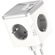 Vidvie GaN Magic Cube Multiport Charger 33W EU XL-PSE03 قیمت و خرید شارژر دیواری PD و چند راهی 33 وات Vidvie مدل XLPSE03
