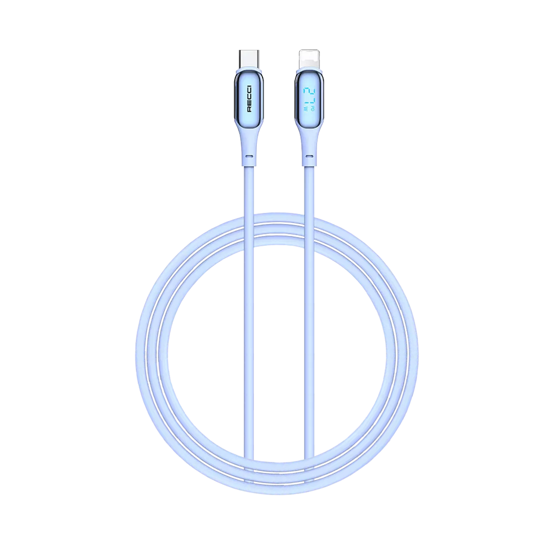 Recci Phantom Silicon USB-C to Lightning Cable 1.2m 27W PD RS17CL