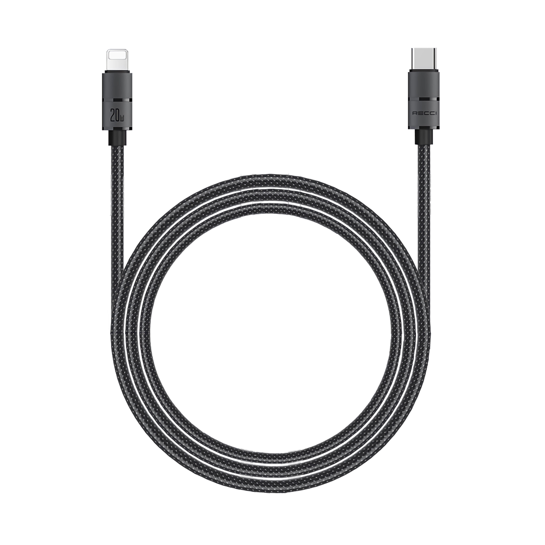 Recci Warrior USB-C to Lightning Cable PD 20W 2m RS12CL