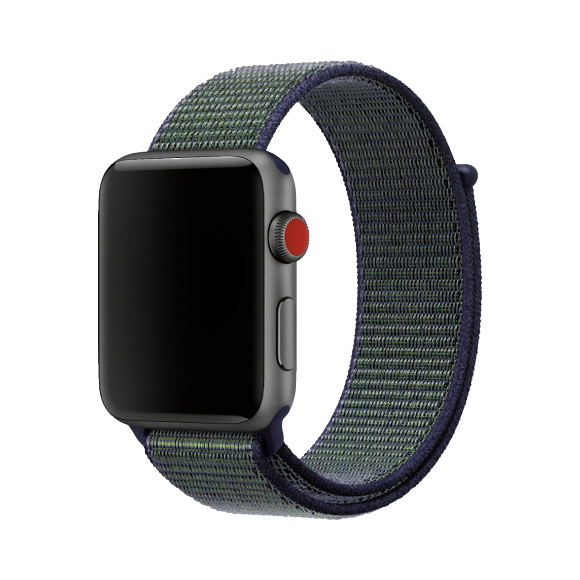 Apple Watch Series 10 Silver Aluminum Case with Denim Sport Band