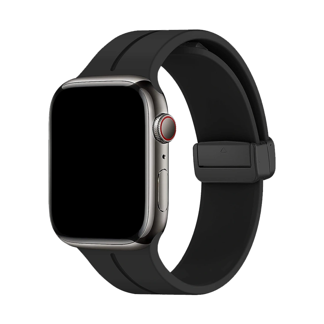 Unipha Apple Watch Silicone Band Magnetic D-Buckle Strap Stylish Creative