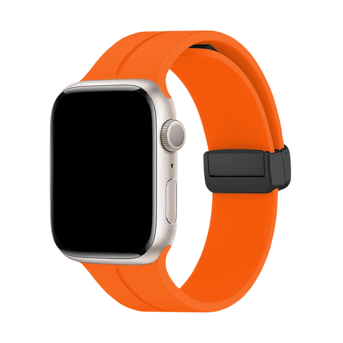 Unipha Apple Watch Silicone Band Magnetic D-Buckle Strap Stylish Creative