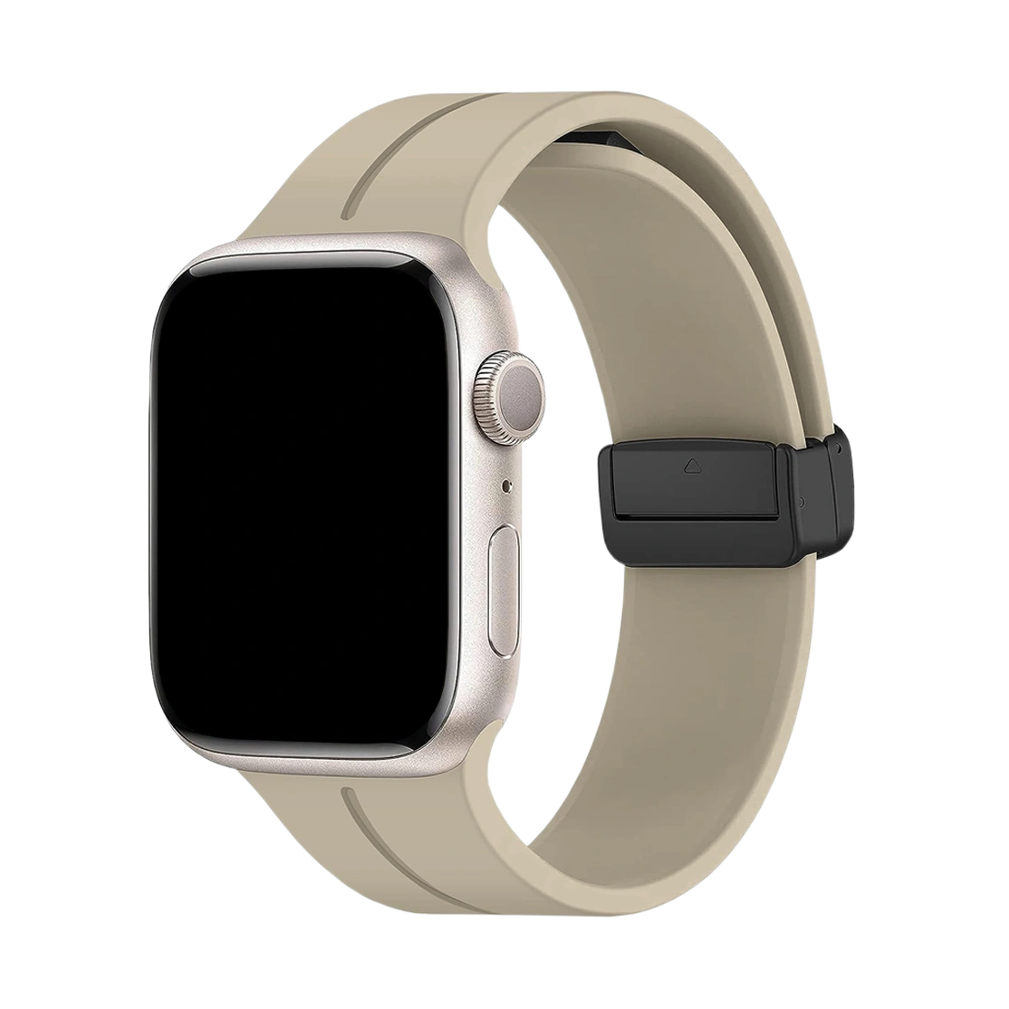 Unipha Apple Watch Silicone Band Magnetic D-Buckle Strap Stylish Creative